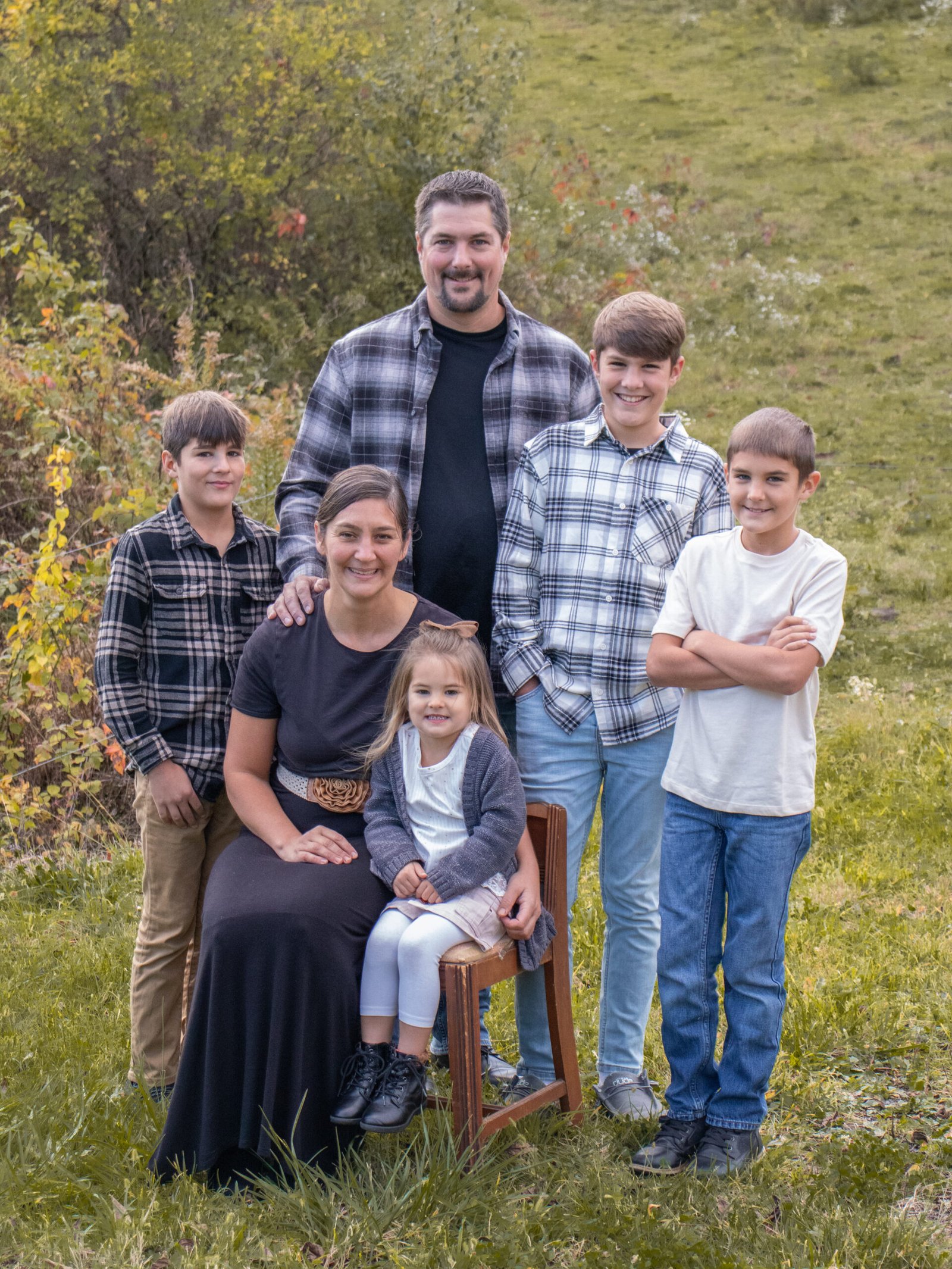 Joe Martin and family